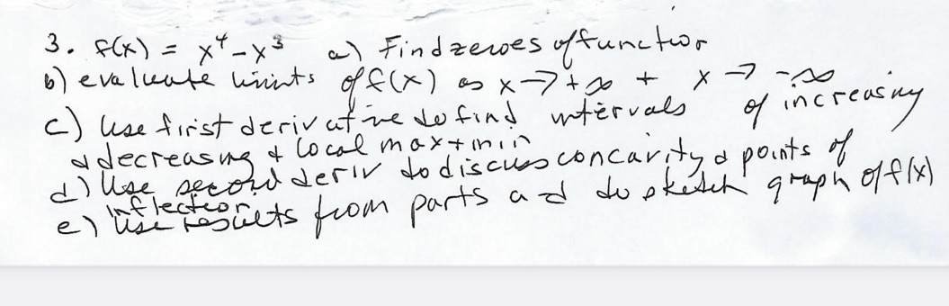 Please help explain this question and how to solve it 3. f(x