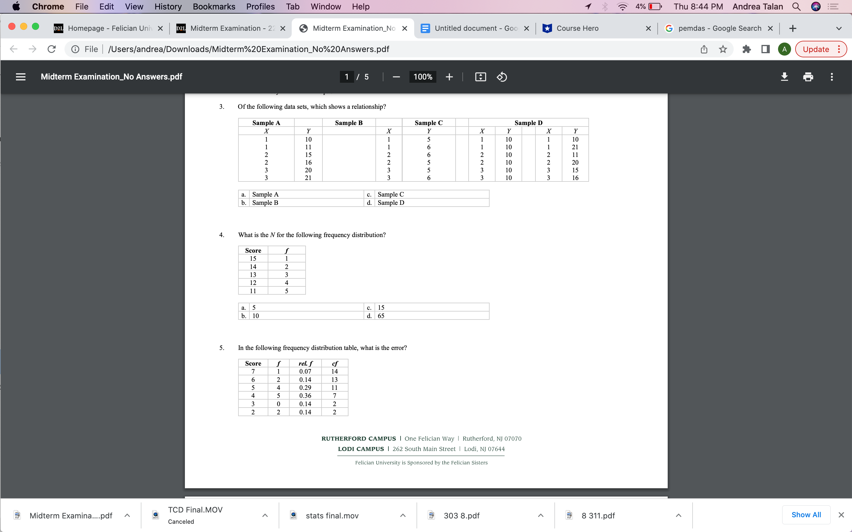 Chrome File Edit View History Bookmarks Profiles Tab Window Help 1