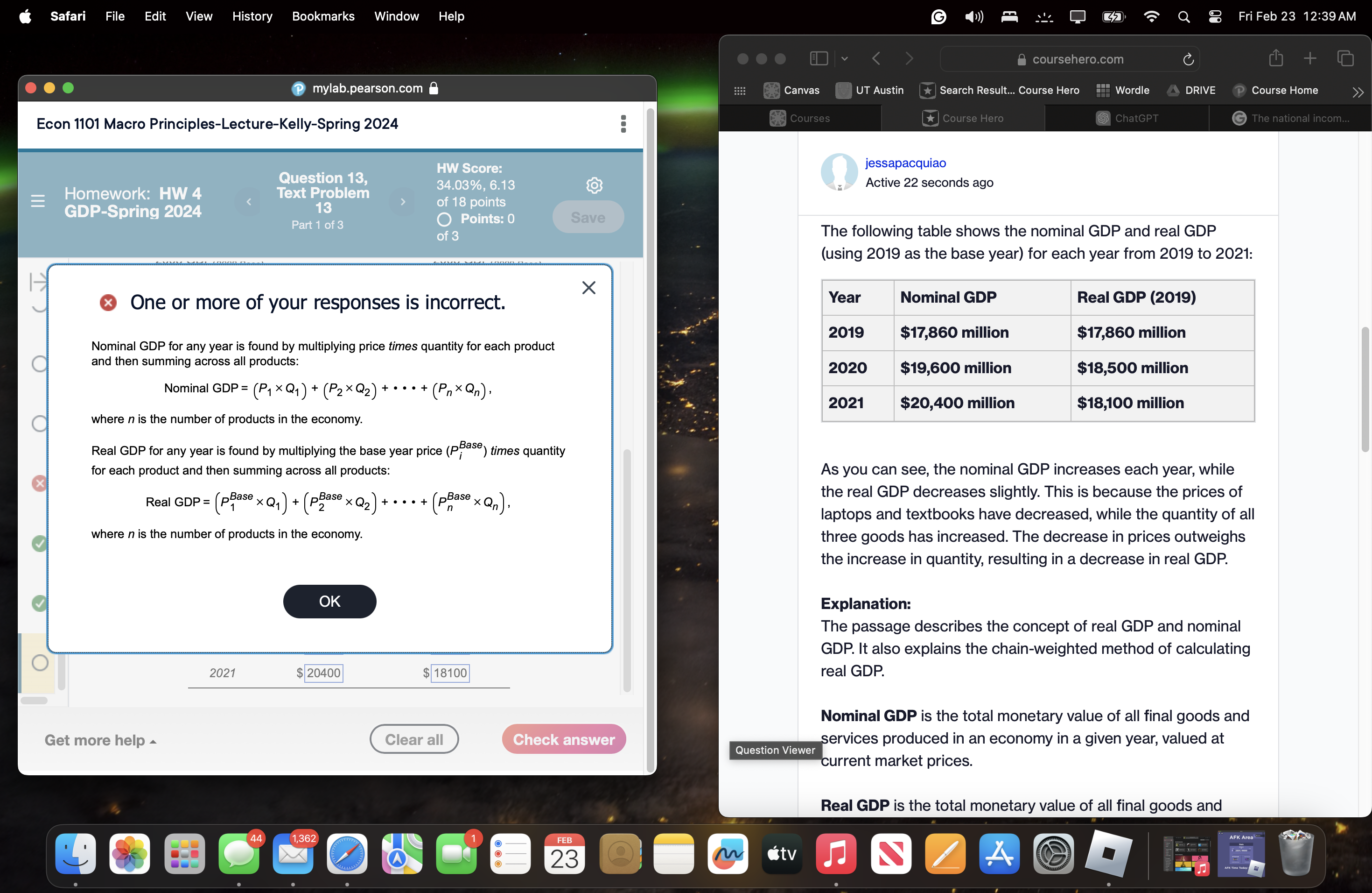 R P g Question 13, Text Problem 13 N HW Score: 22.22%,