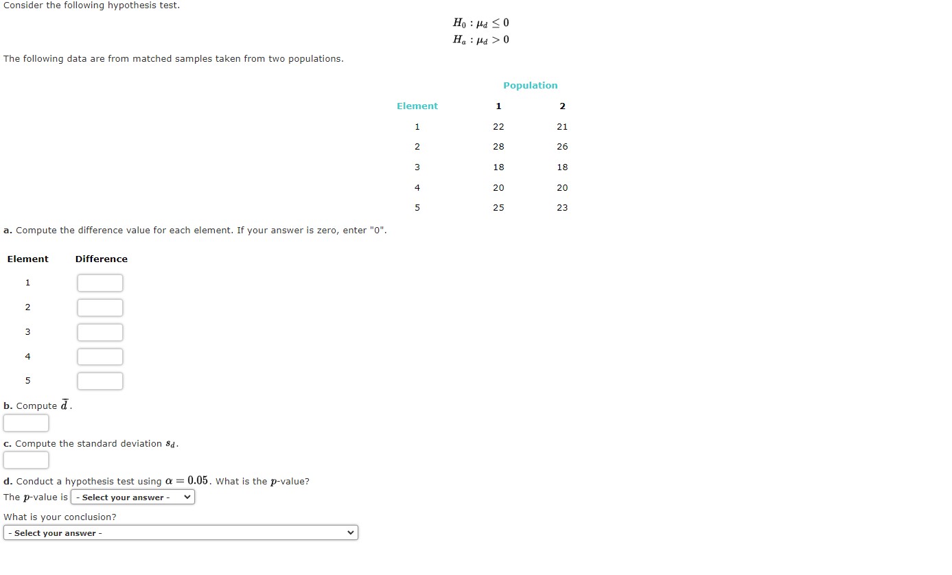Consider the following hypothesis test Ho = Pd S '3 Hl1
