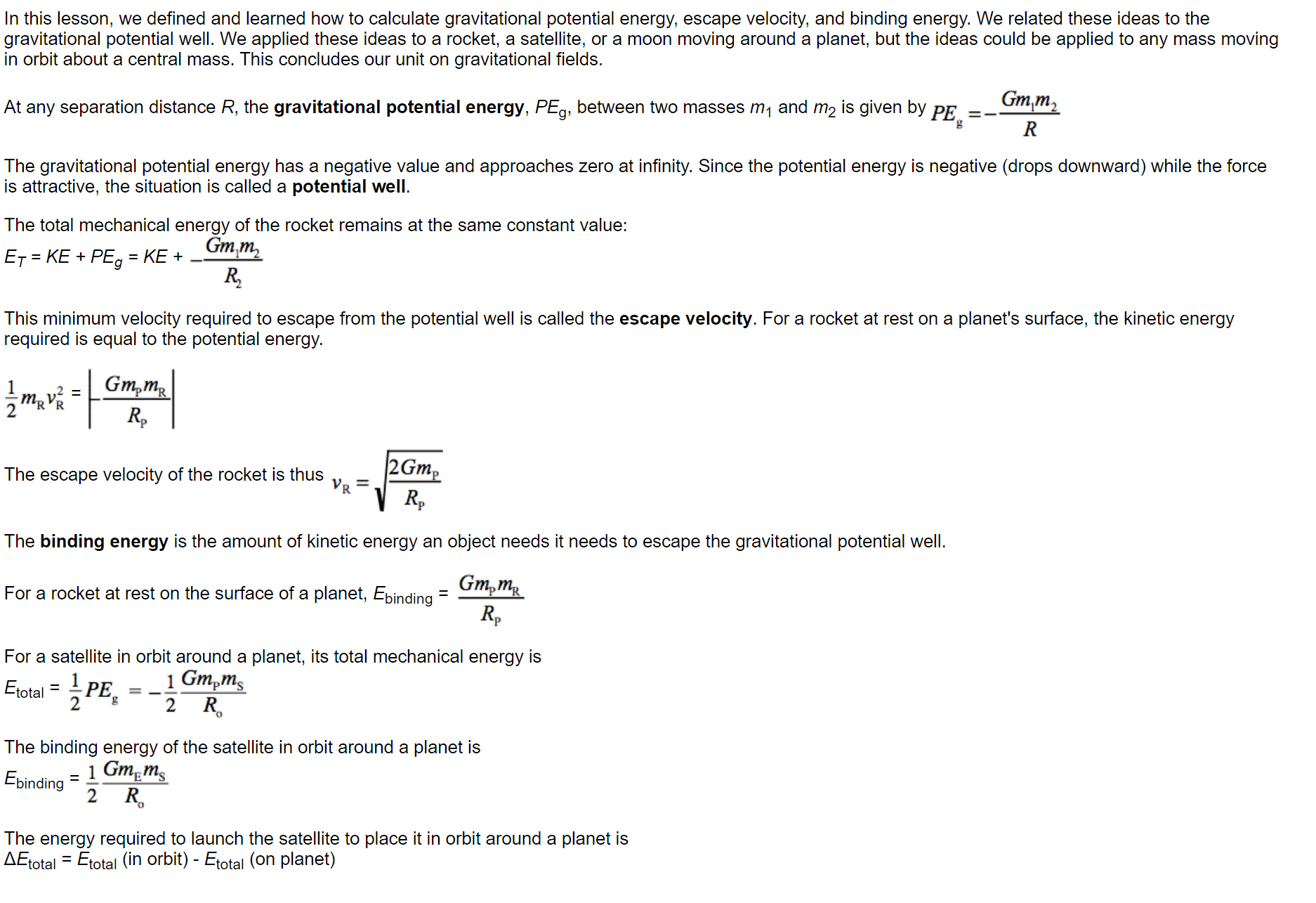 increase the separation of the two masses from R1 to R2 requires