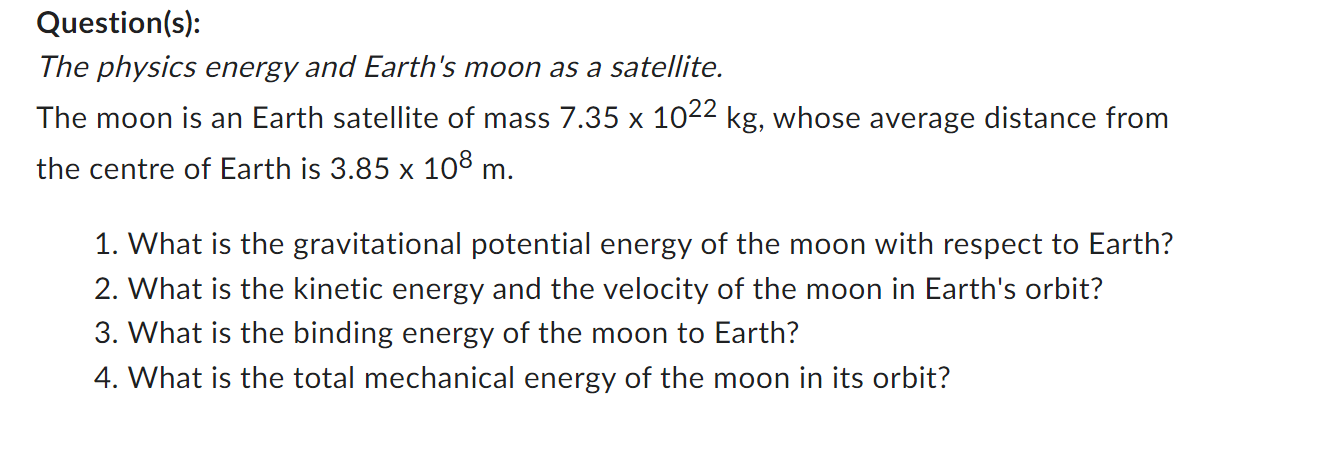 work to be done to overcome the force of attraction, similar to