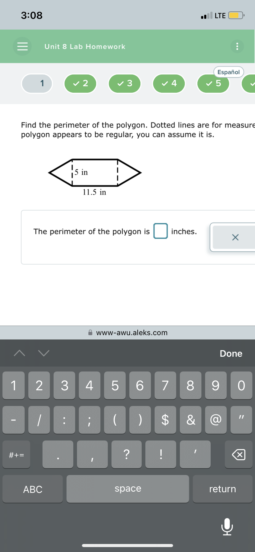 angle in four different ways. Espanol A 8 B The angle can