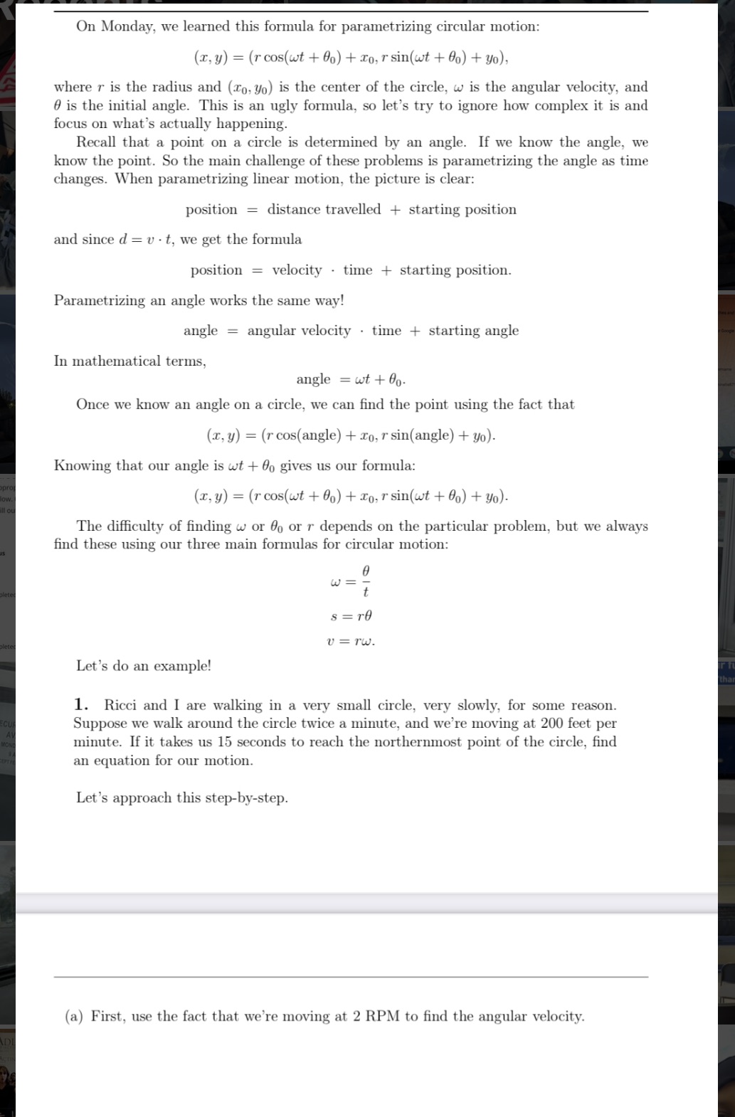 HELP! Pre-Calc HW Please solve & Explain ALL parts (a, b, c,