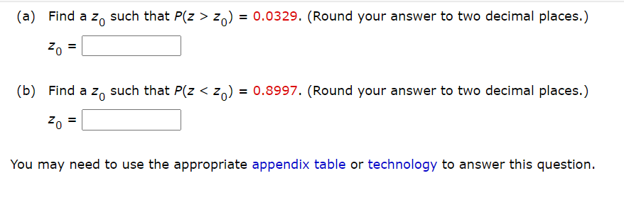 20) = 0.0329. (Round your answer to two decimal places.) 20 =