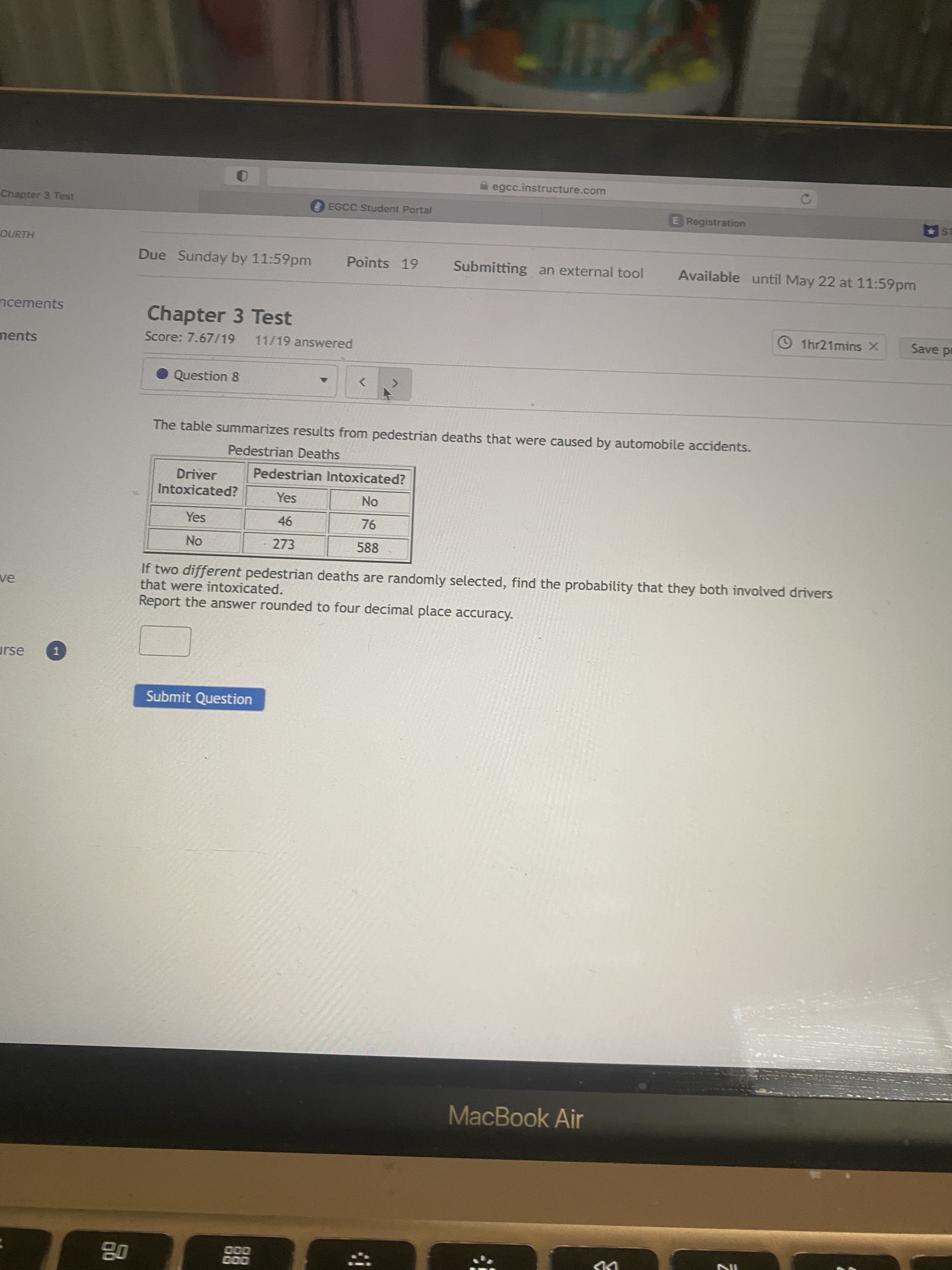 Aegcc.instructure.com Chapter 3 Test EGCC Student Portal E Registration OURTH Due