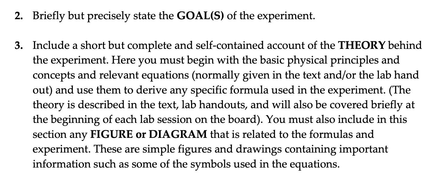 from tables and graphs, and ERROR calculations)CONCLUSIONS and DISCUSSION Lozrans DATE Lab
