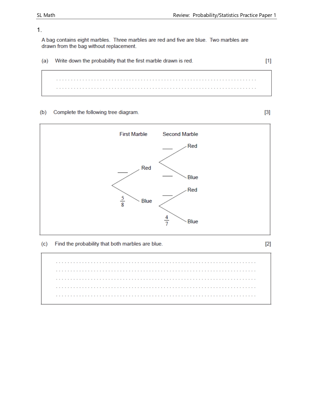 Can you please help with these probability / stats problems? Thank you!