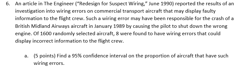 =3250 psi. Construct a 95% twosided confidence interval on mean compressive strength.