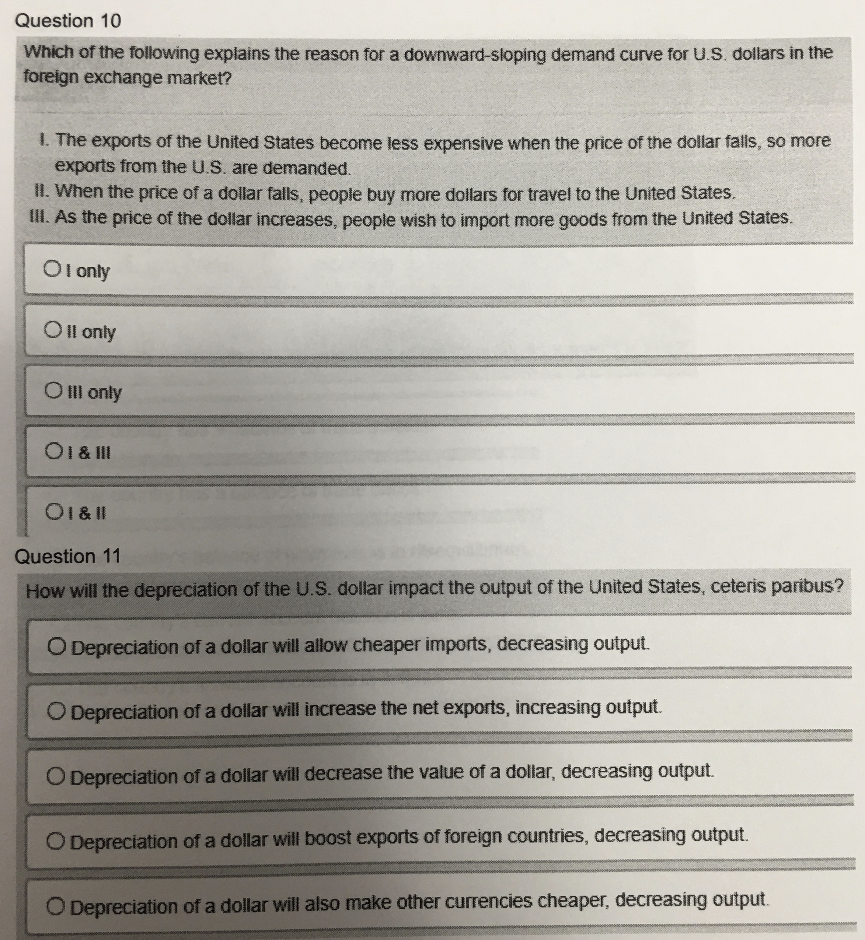 causing net exports to increase. Capital flows into the U.S. and the