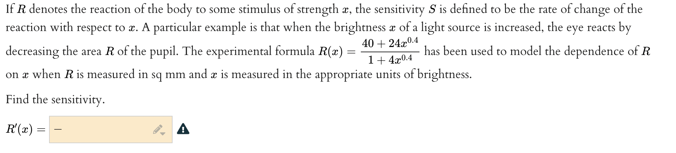 that travels outward at a speed of 20 cm/s. Find the rate
