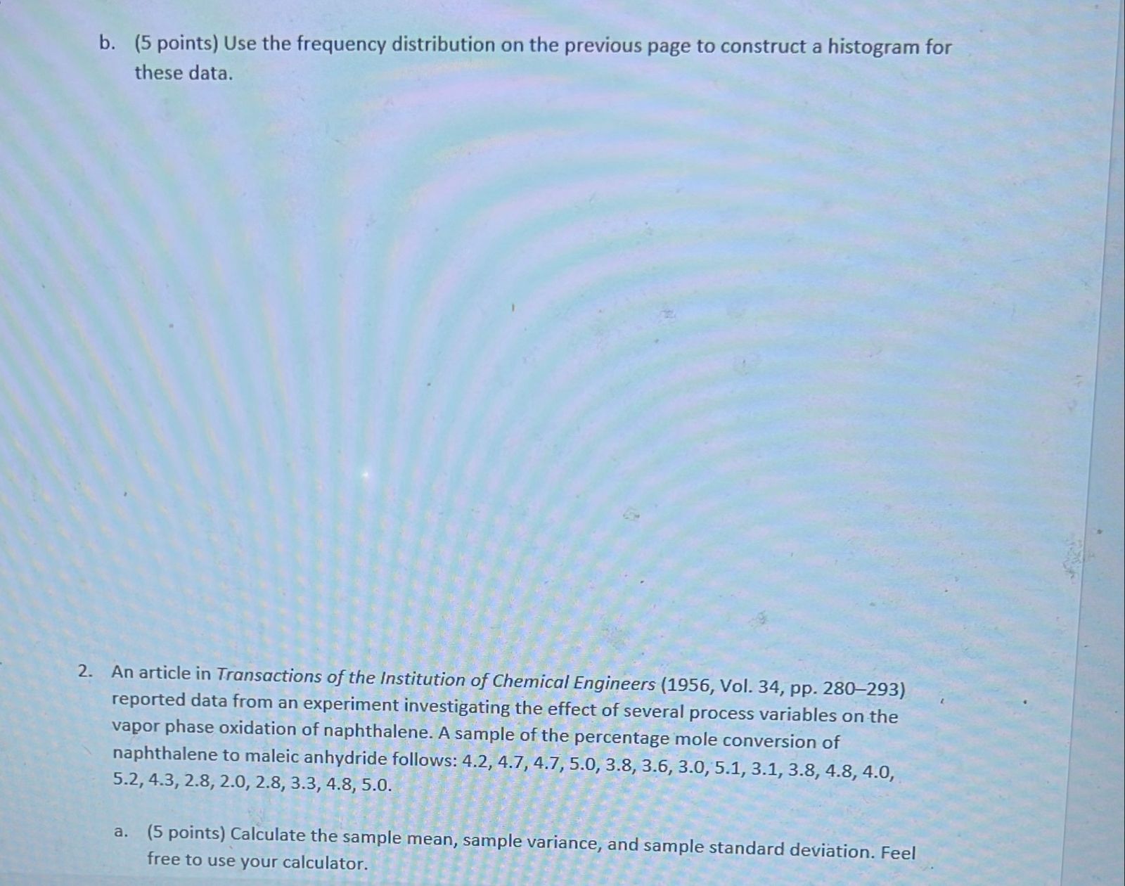 Examples" (1977, Vol. 19(4), p. 425)] presented the following data (which have