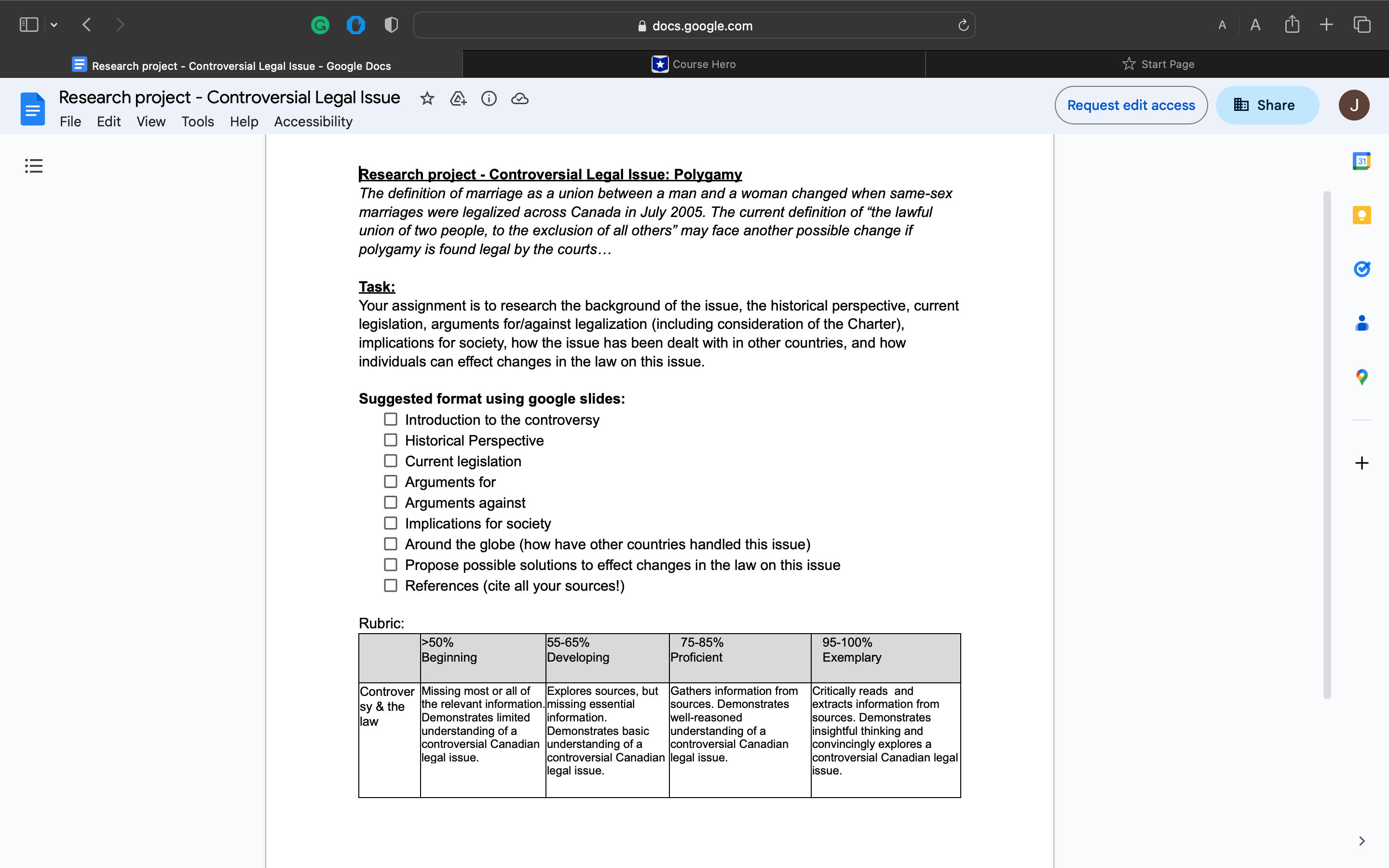 I need help with this presentation on polygamy. I have started it.