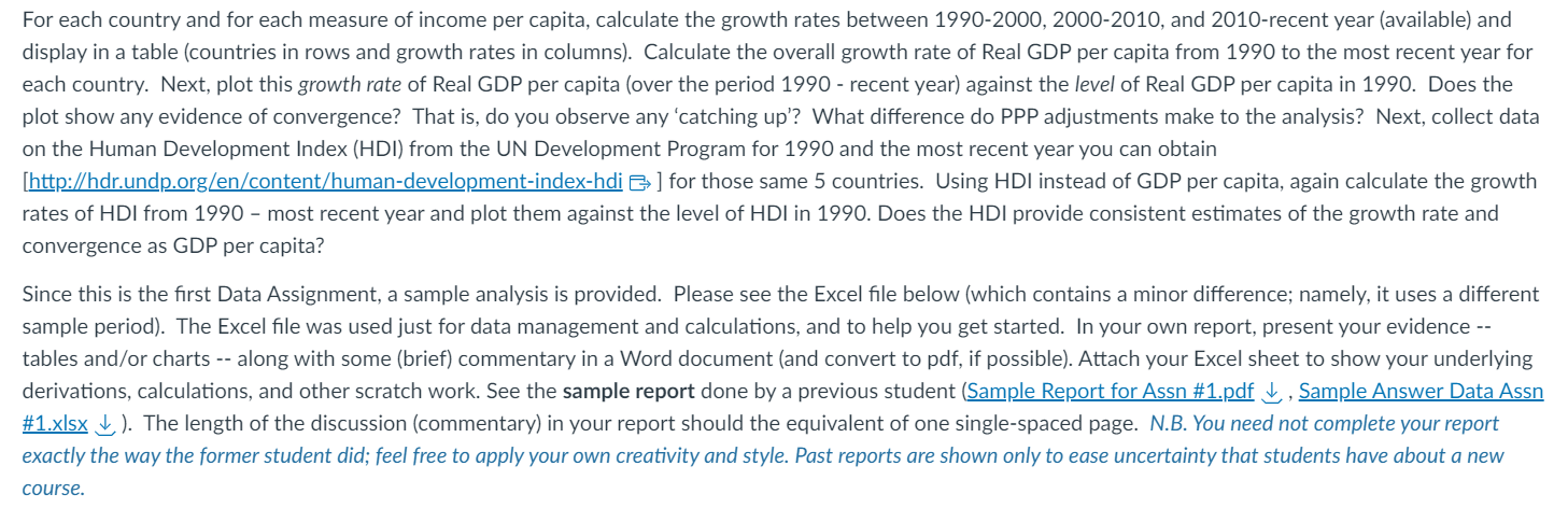 informal evidence (or lack of evidence) on the "convergence hypothesis," a key
