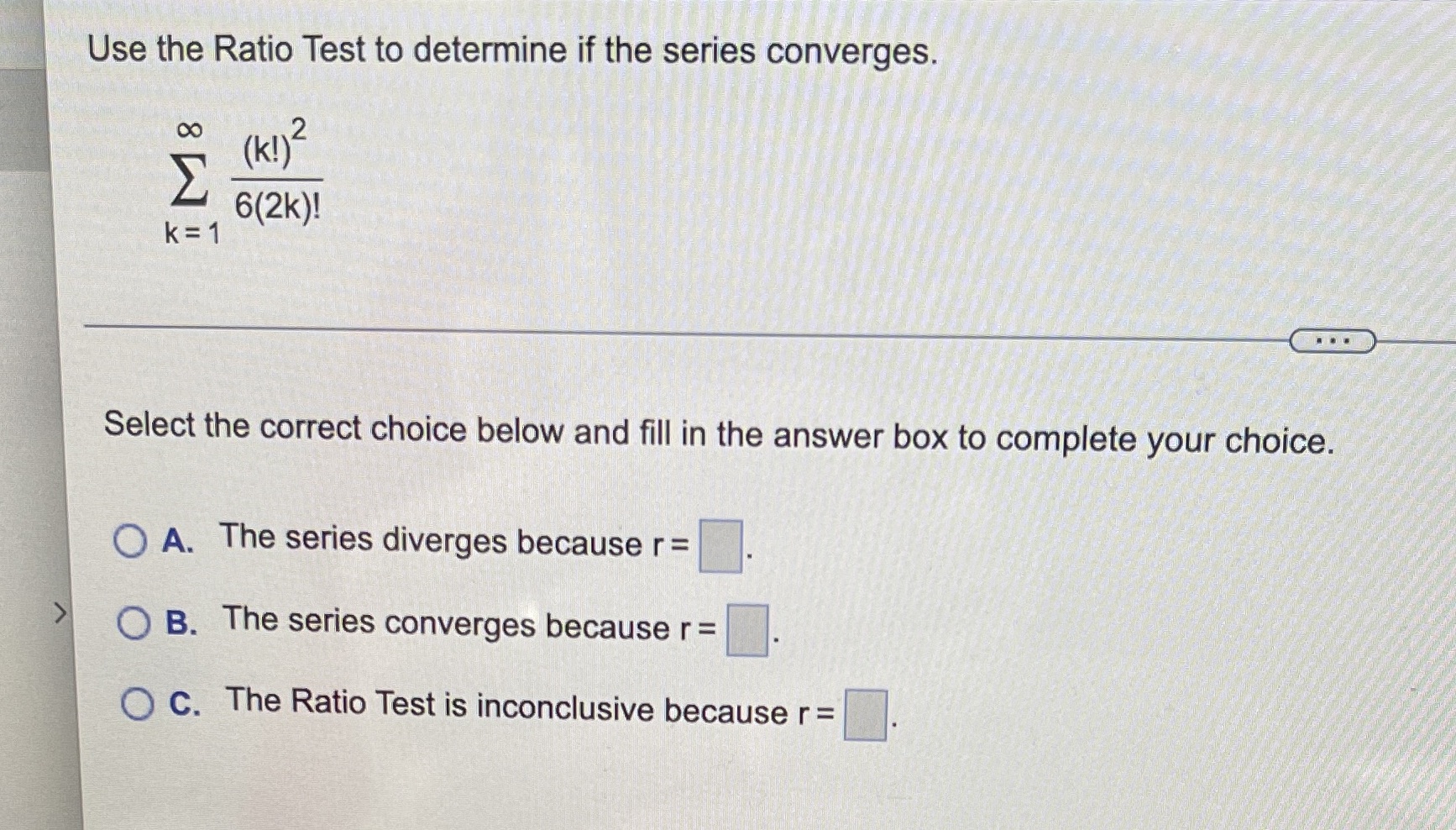 Solve it for me please and select which option is correct Use