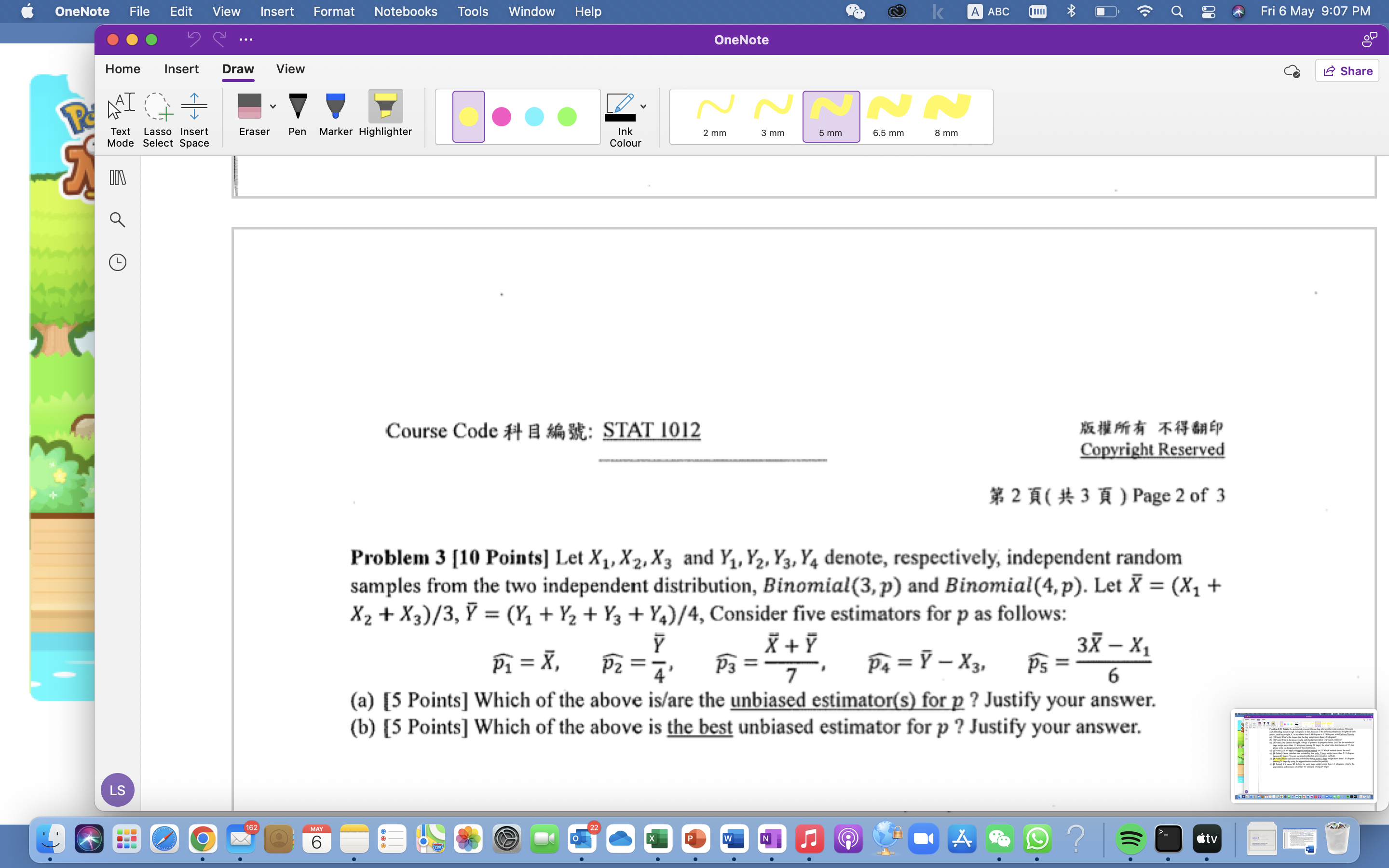  OneNote File Edit View Insert Format Notebooks Tools Window Help K
