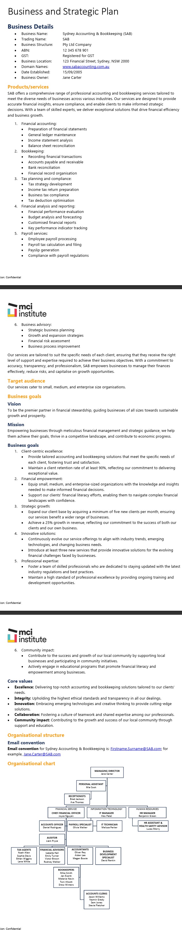 Winters, who is leading a team of bookkeepers and accounts clerks at