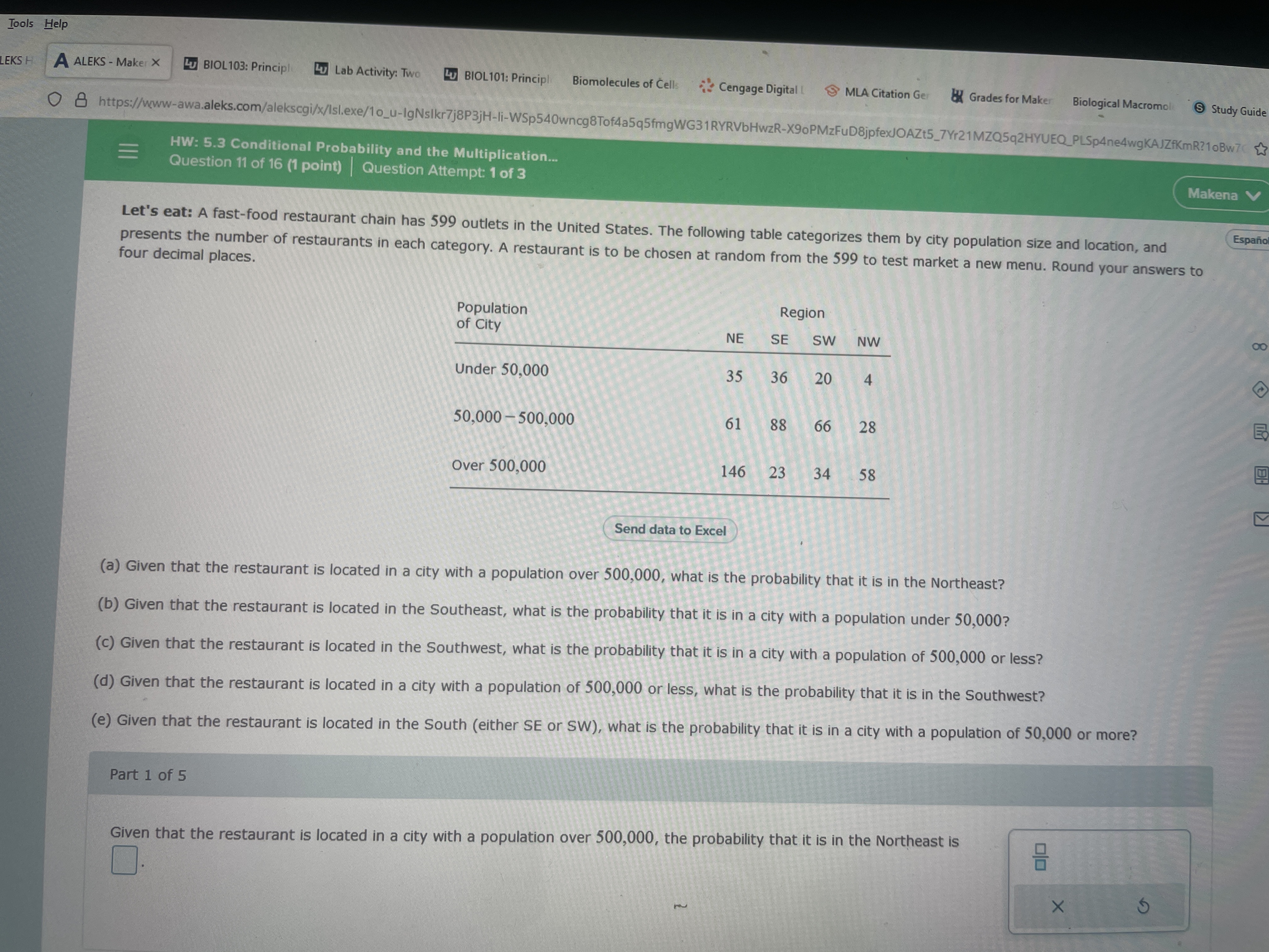  Tools Help EKS H. A ALEKS - Maker X LU BIOL