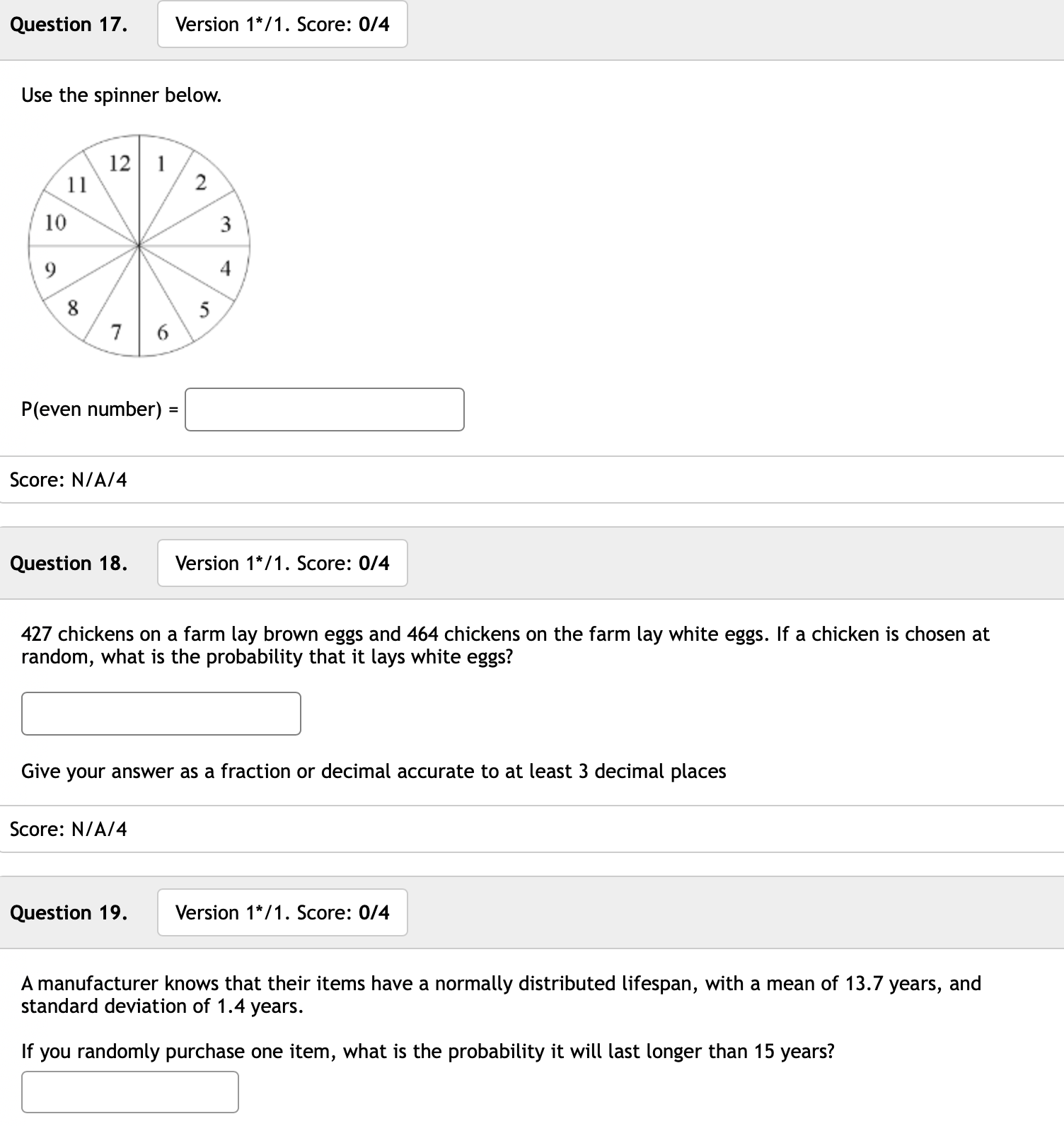 one student was chosen at random. (a) Find the probability that the