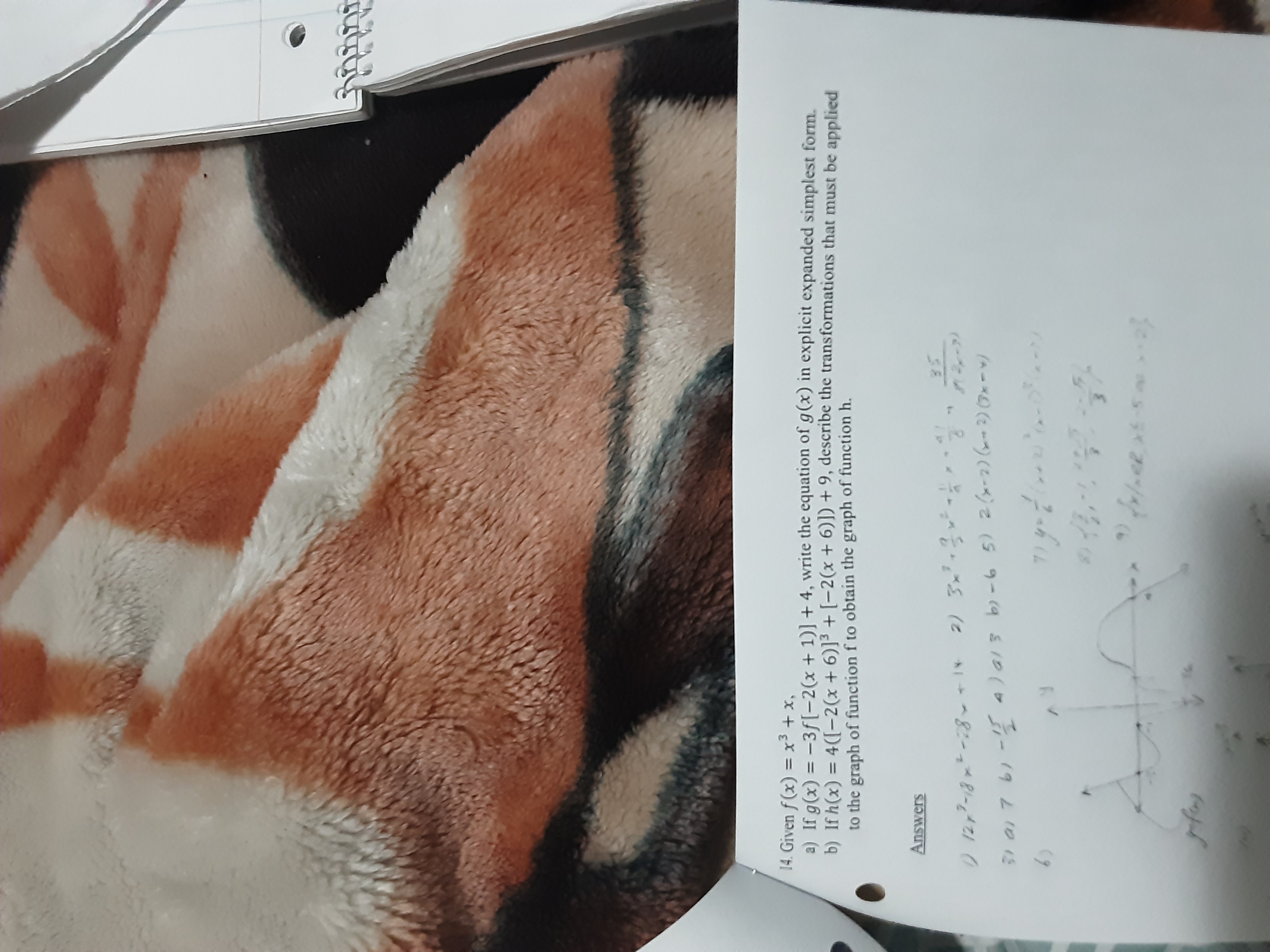 2)(2x + 1) -(3x -4)(2x+ 5). 2. Divide 6x4 -8x2 + 2x-11