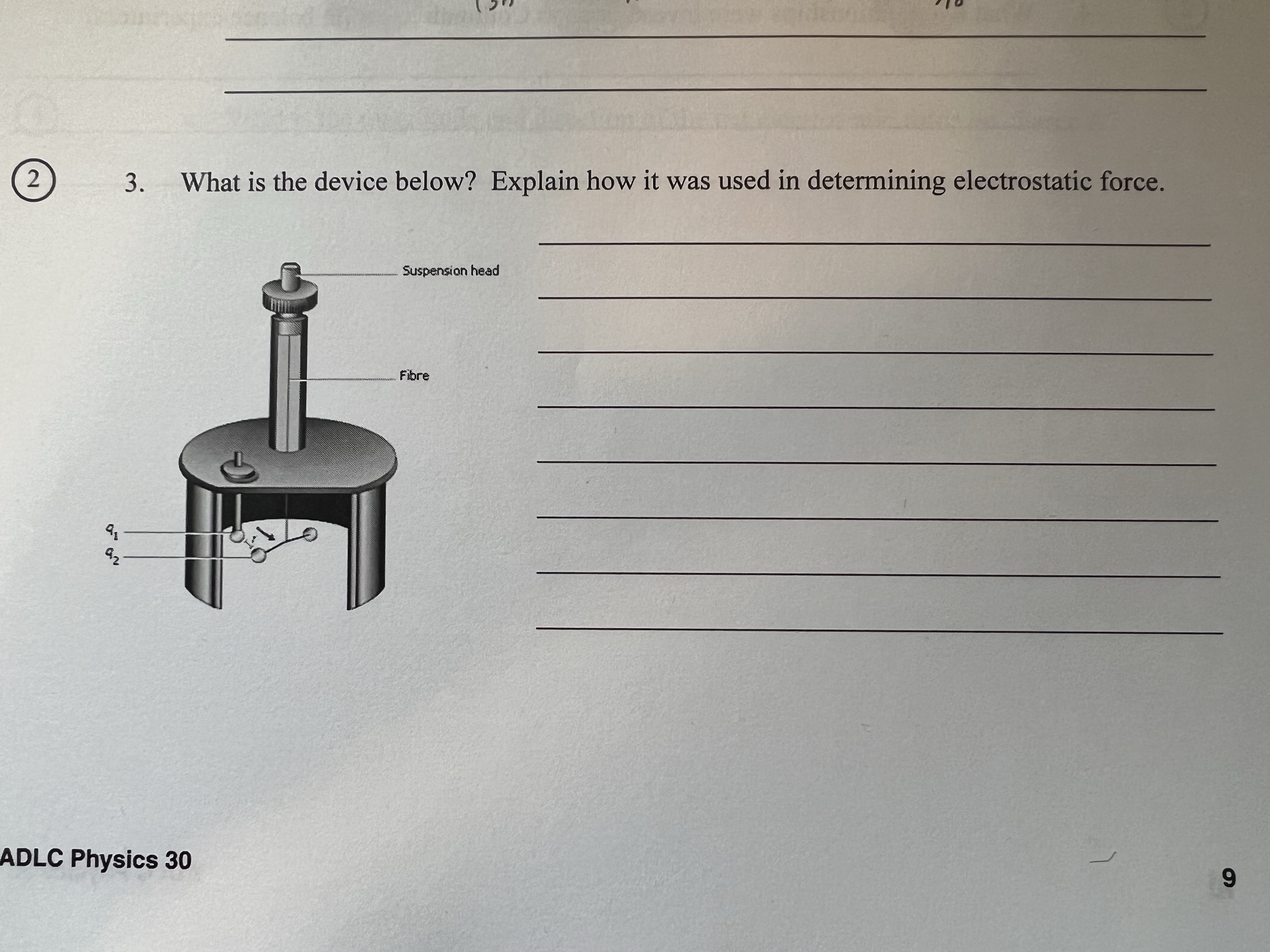 3. What is the device below? Explain how it was used