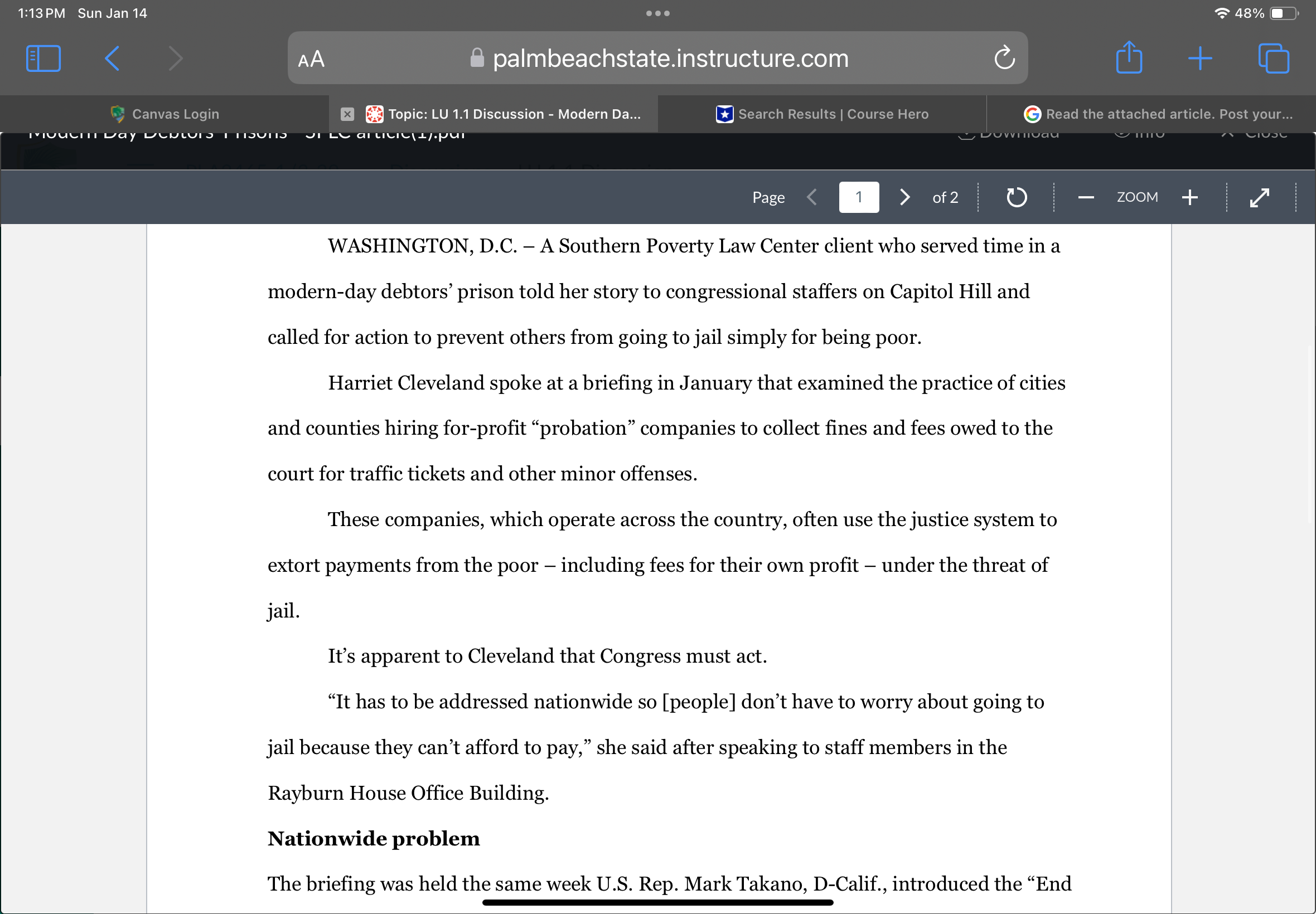 Are the practices discussed in the article represent a form of debtors'