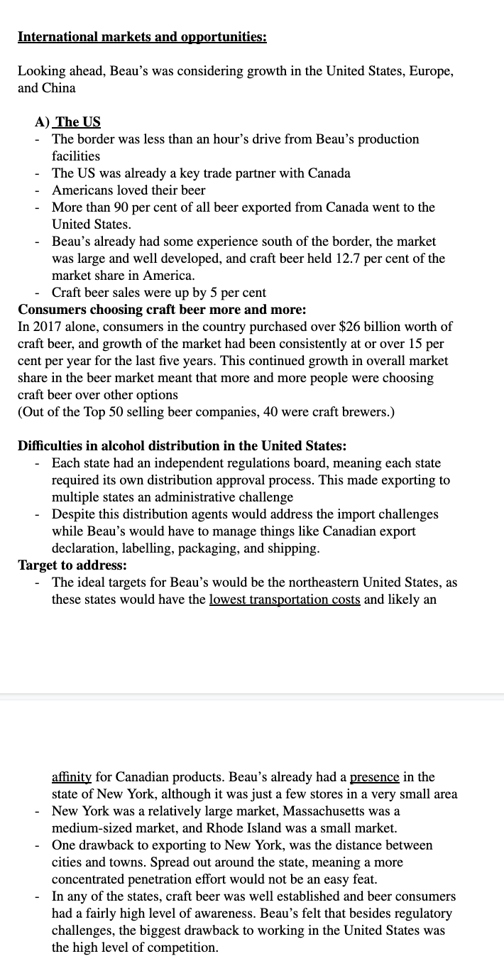 approach Beau's should take to build their organization as they scale up