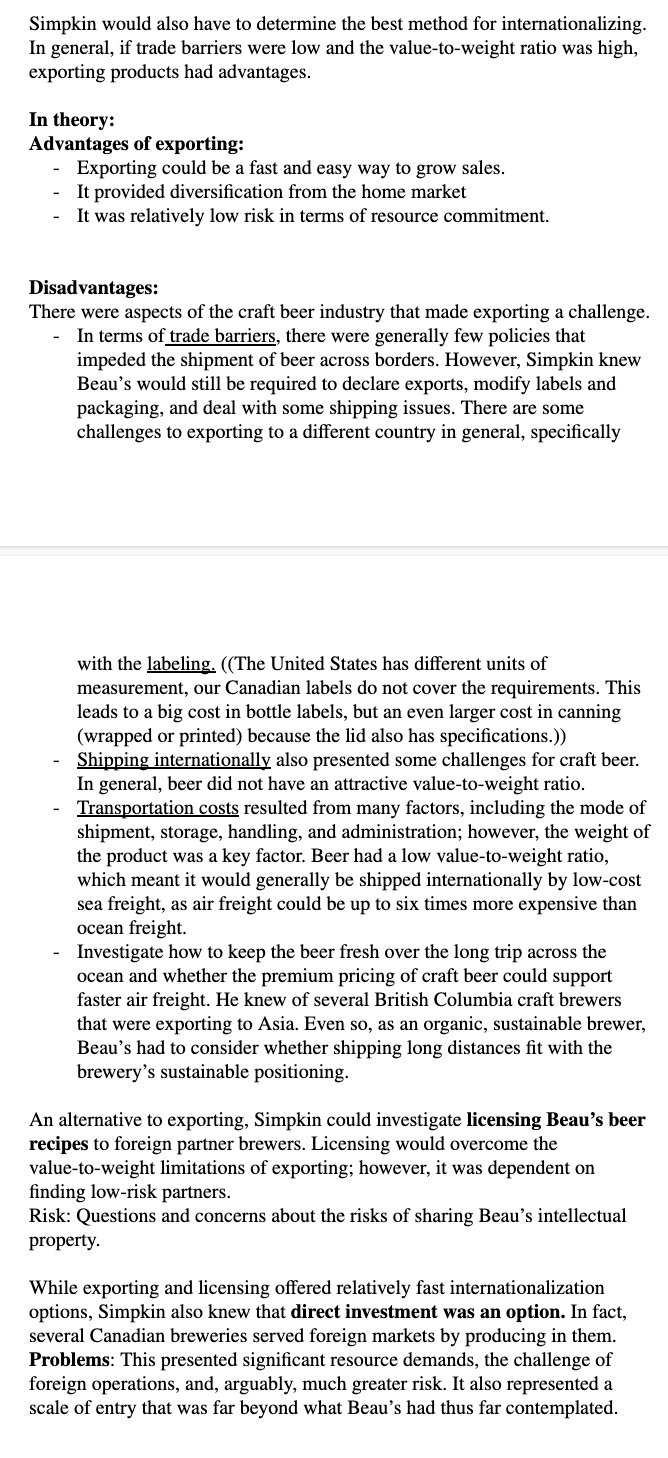 industry Successful launch in all 10 Canadian provinces Role and head: Mike