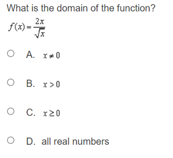 point A? O A. (cose, tan @) O B. (cose, sin @)