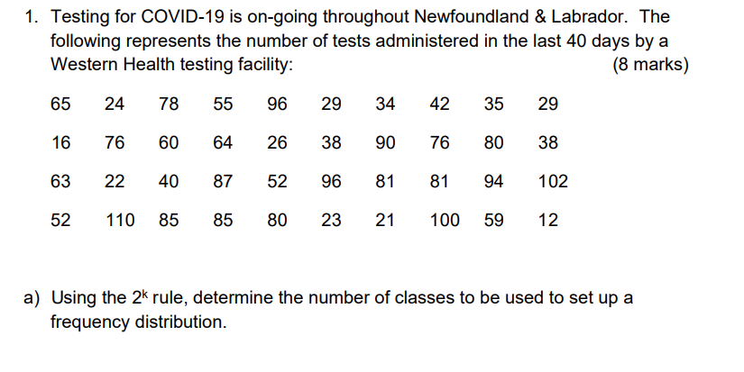  1. Testing for COVID-19 is ongoing throughout Newfoundland & Labrador. The
