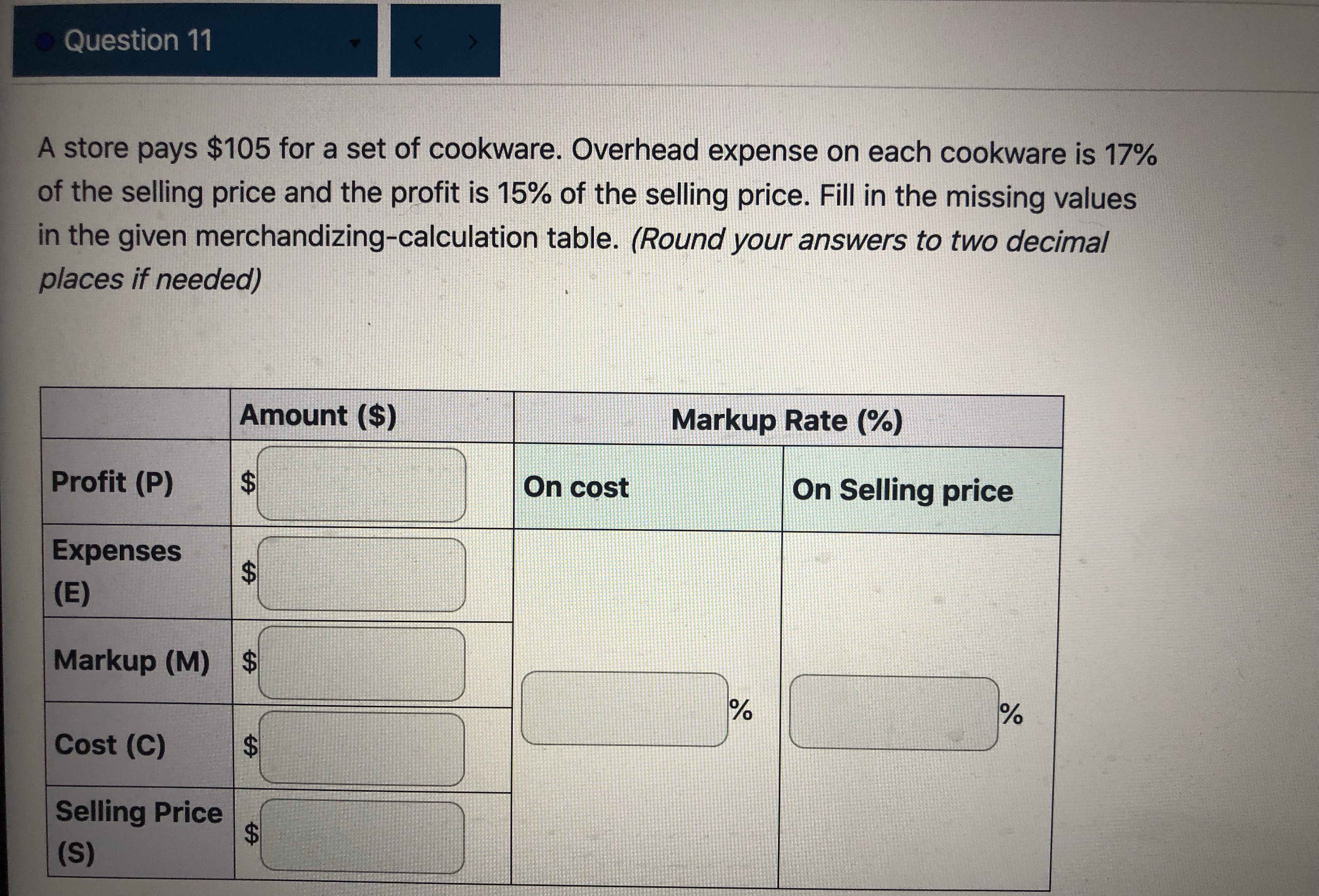 Please write clearly & in the correct order, thank you! Question 11