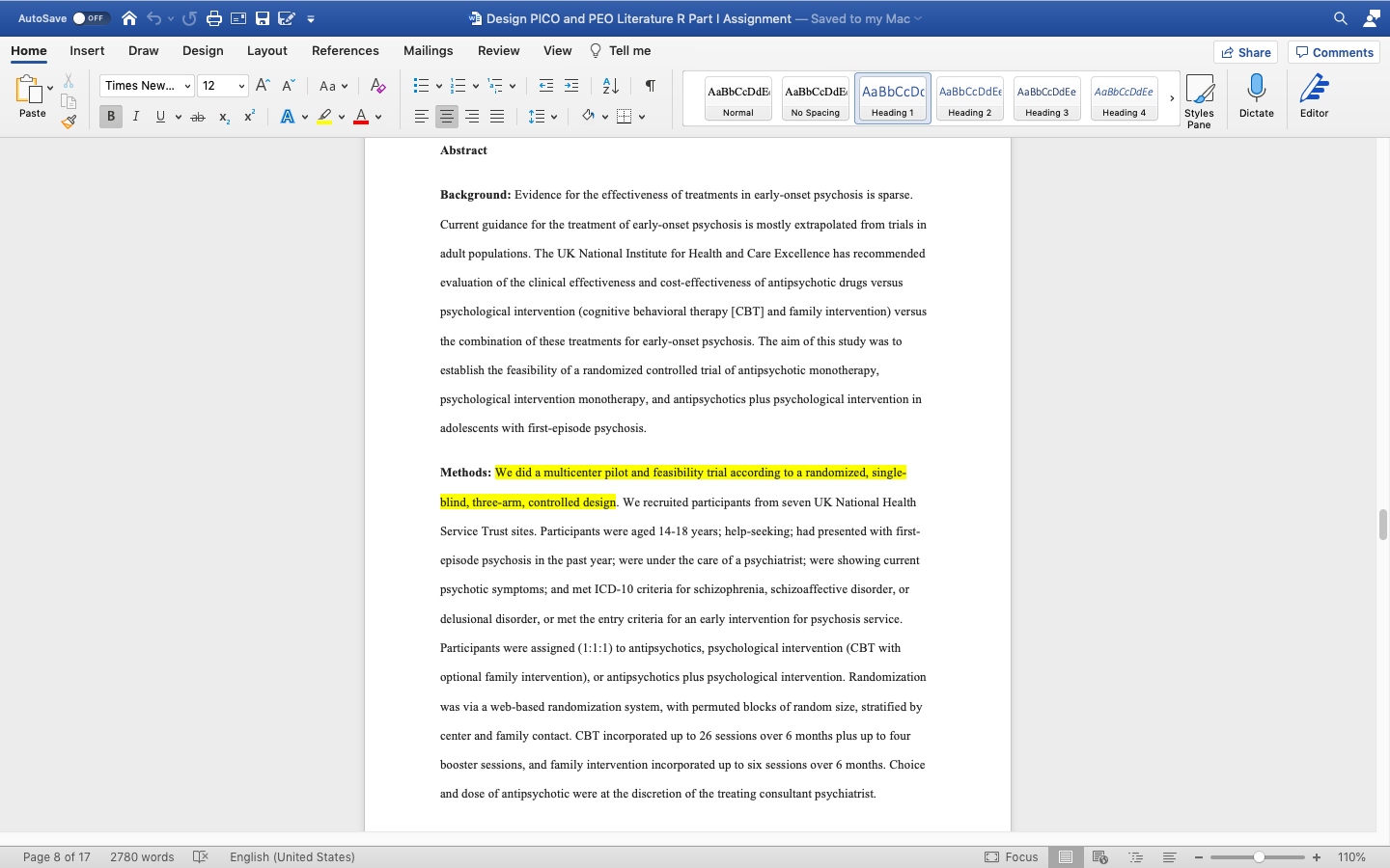 - Saved to my Mac Q Home Insert Draw Design Layout References