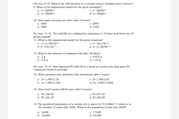GENERAL MATHEMATICS1.) Represent f(x) = x + 2/x - 1 in table