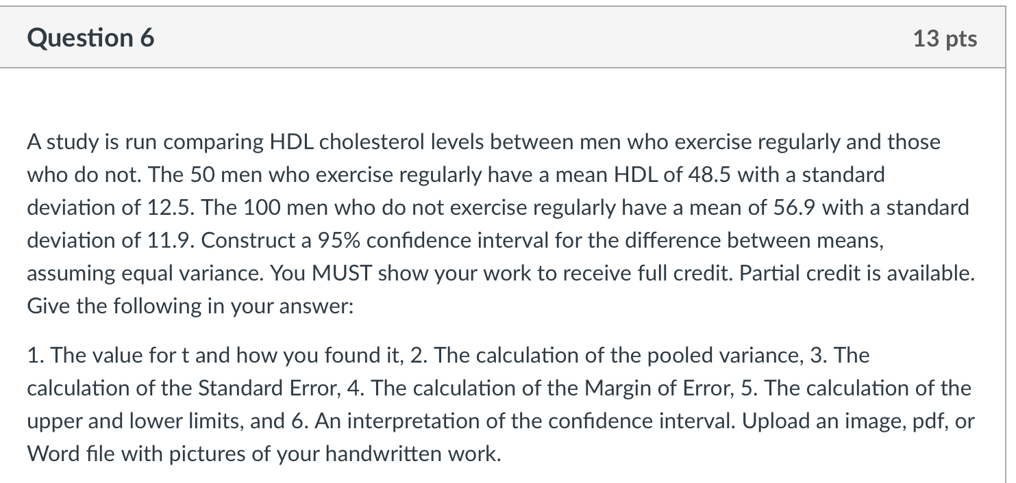 from subjects in three age groups. The data are below. Does mean