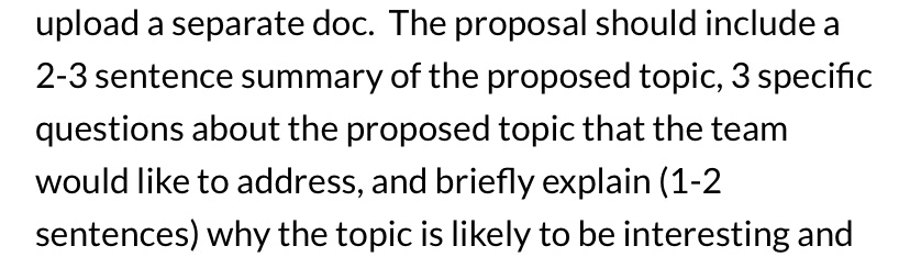 Please make a topic proposal on an article about the recent flooding