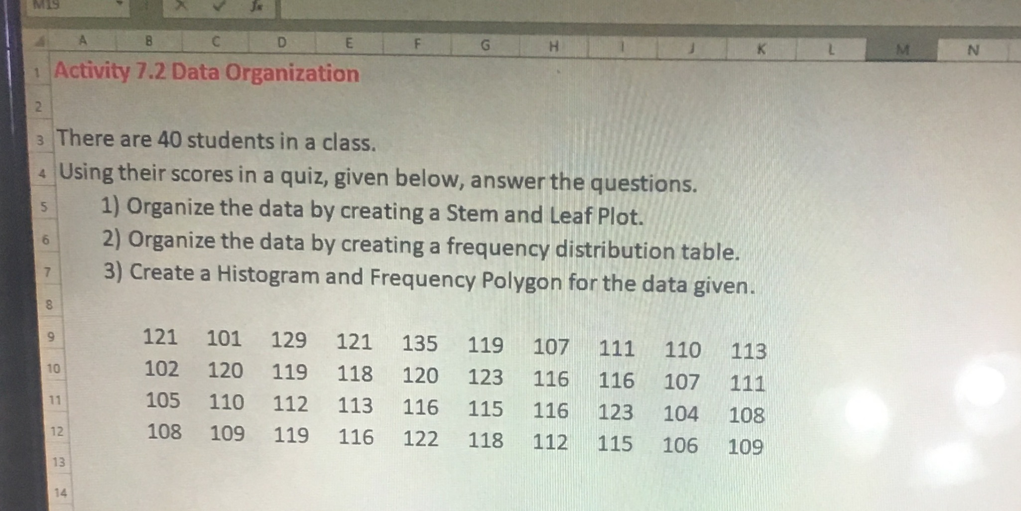  A 8 C D E F G H K M N