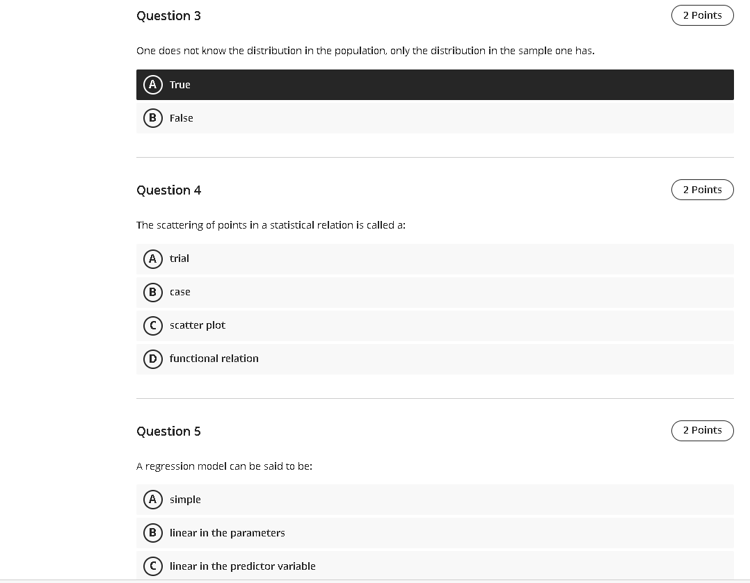 case is known as: 6-9 the response variable the predictor variable G)