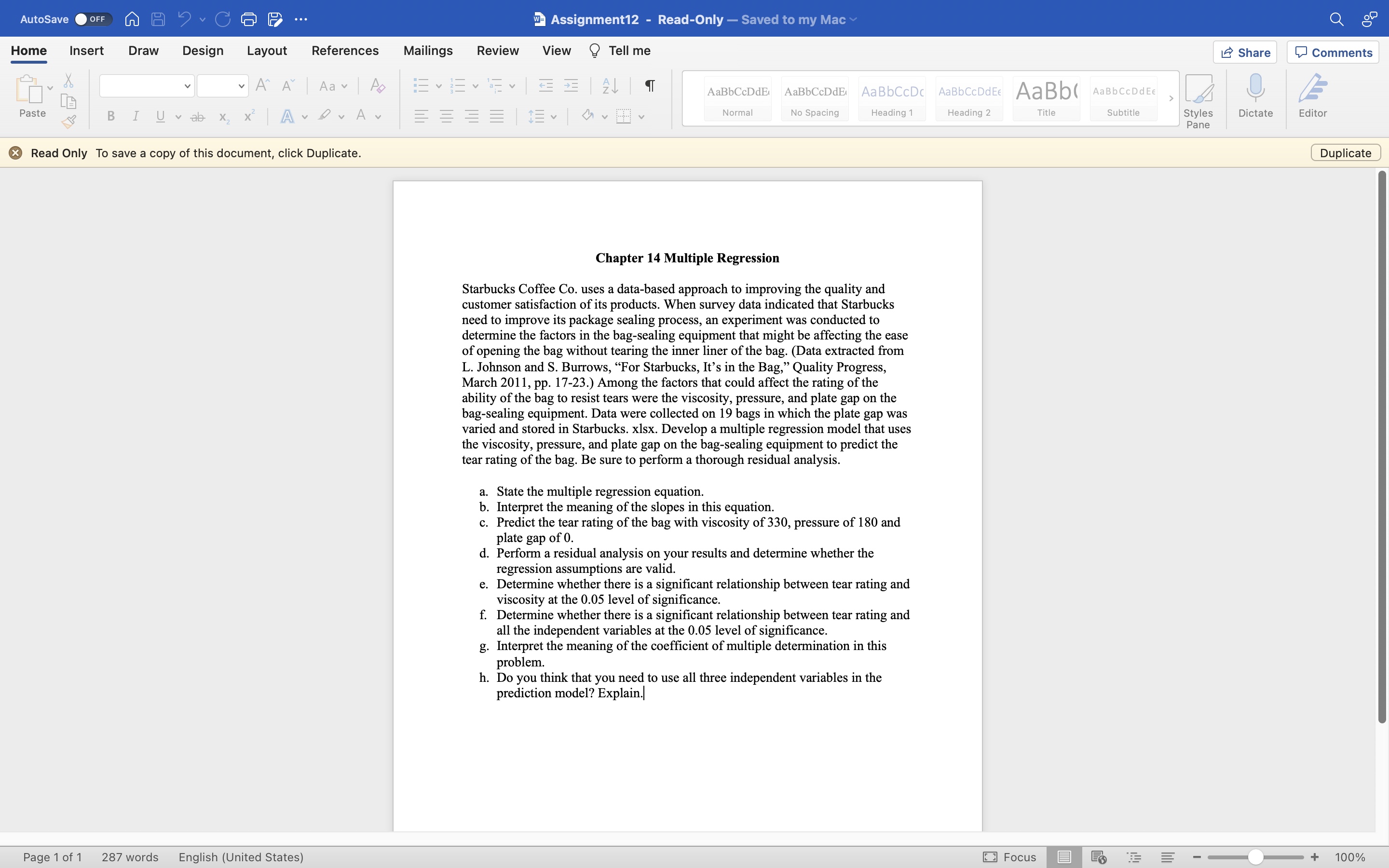  AutoSave OFF A A . CGP ... w Assignment12 - Read-Only