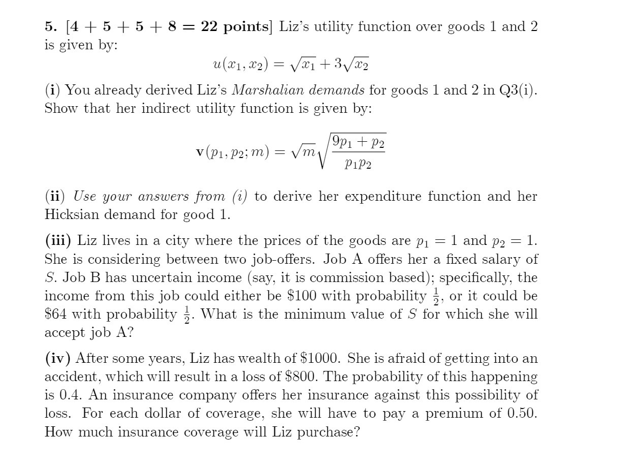 5. [4 | 5 | 5 | 8 = 22 points]
