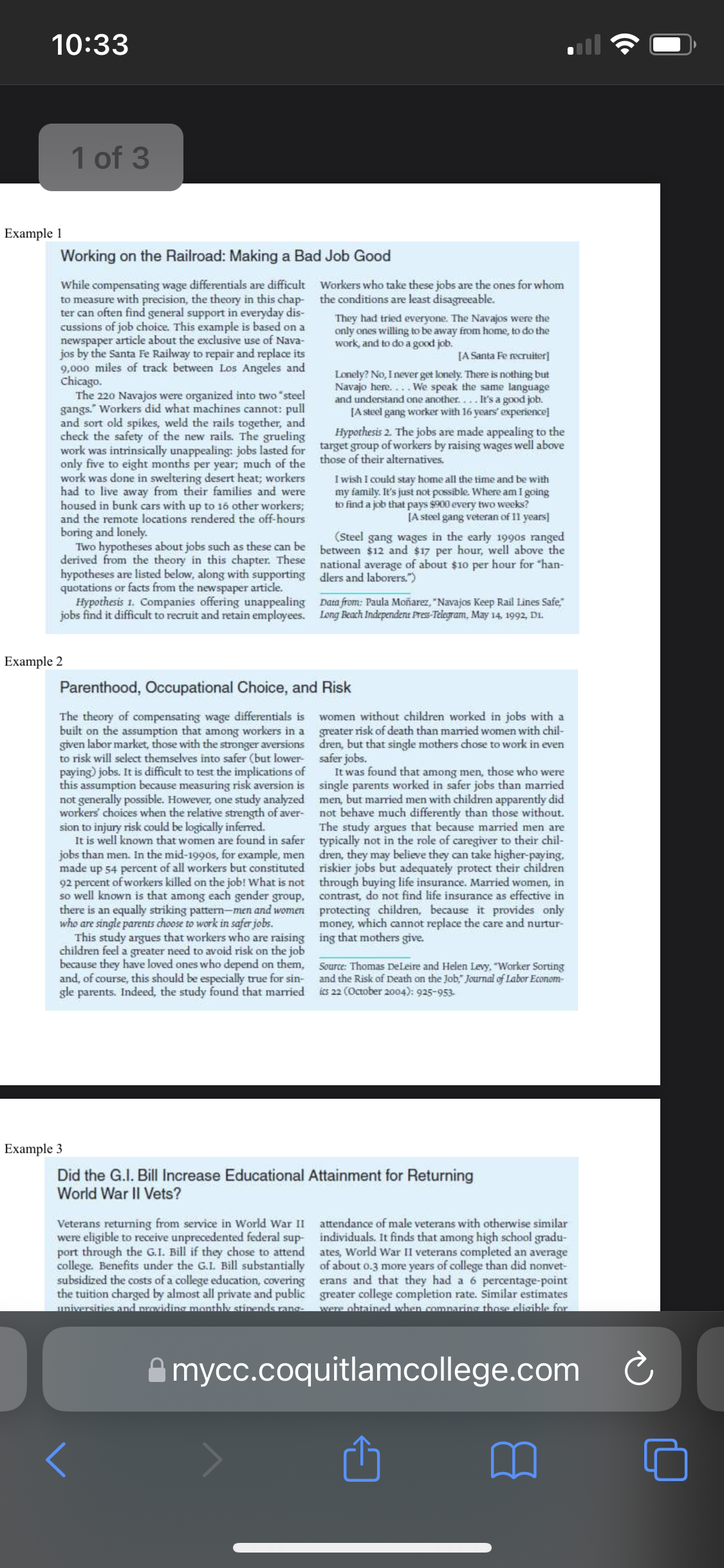 While compensating wage differentials are difticult Workers who take these jobs are