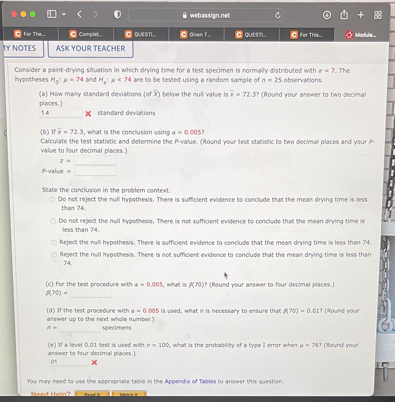 For The... < > O Complet... webassign.net QUESTI... Given T... QUESTI... For
