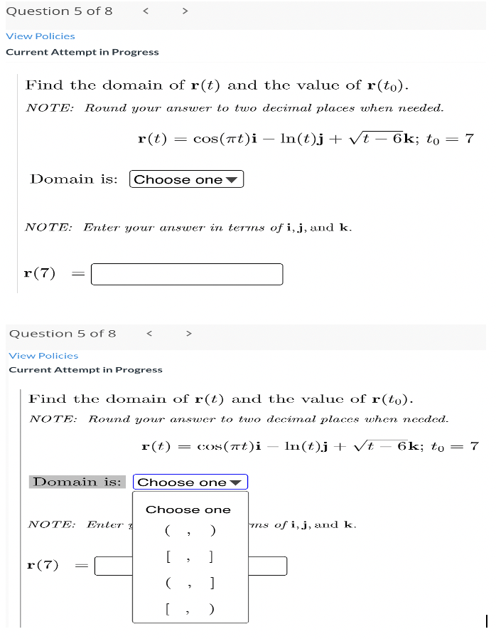 Question 5 of 8 View Policies Current Attempt in progress Find thc