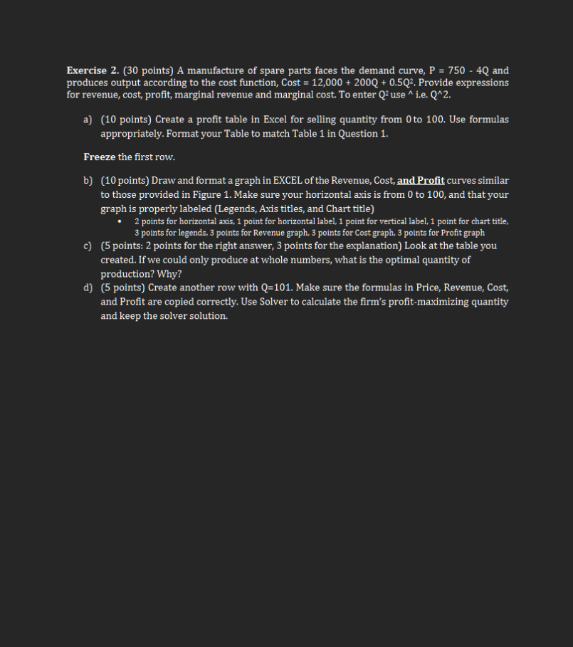 Discussion Section, you learn how to do Exercise 1. Work on Exercise