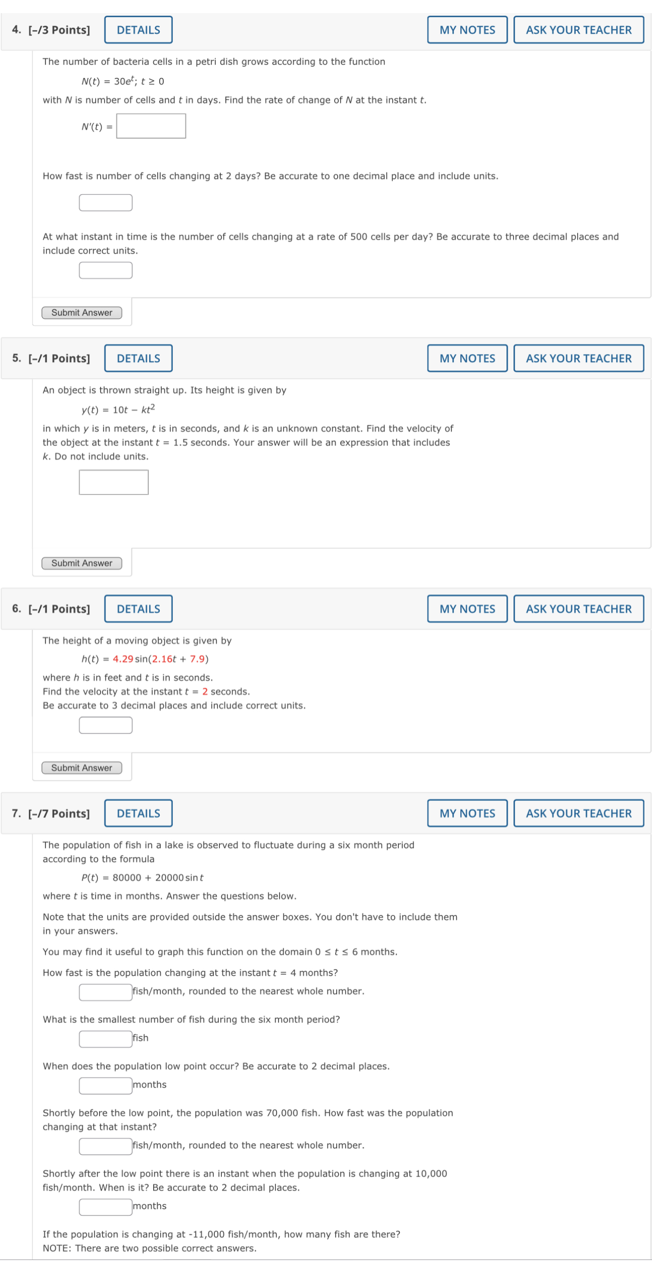 = 5 seconds? How fast is it moving when t = 5