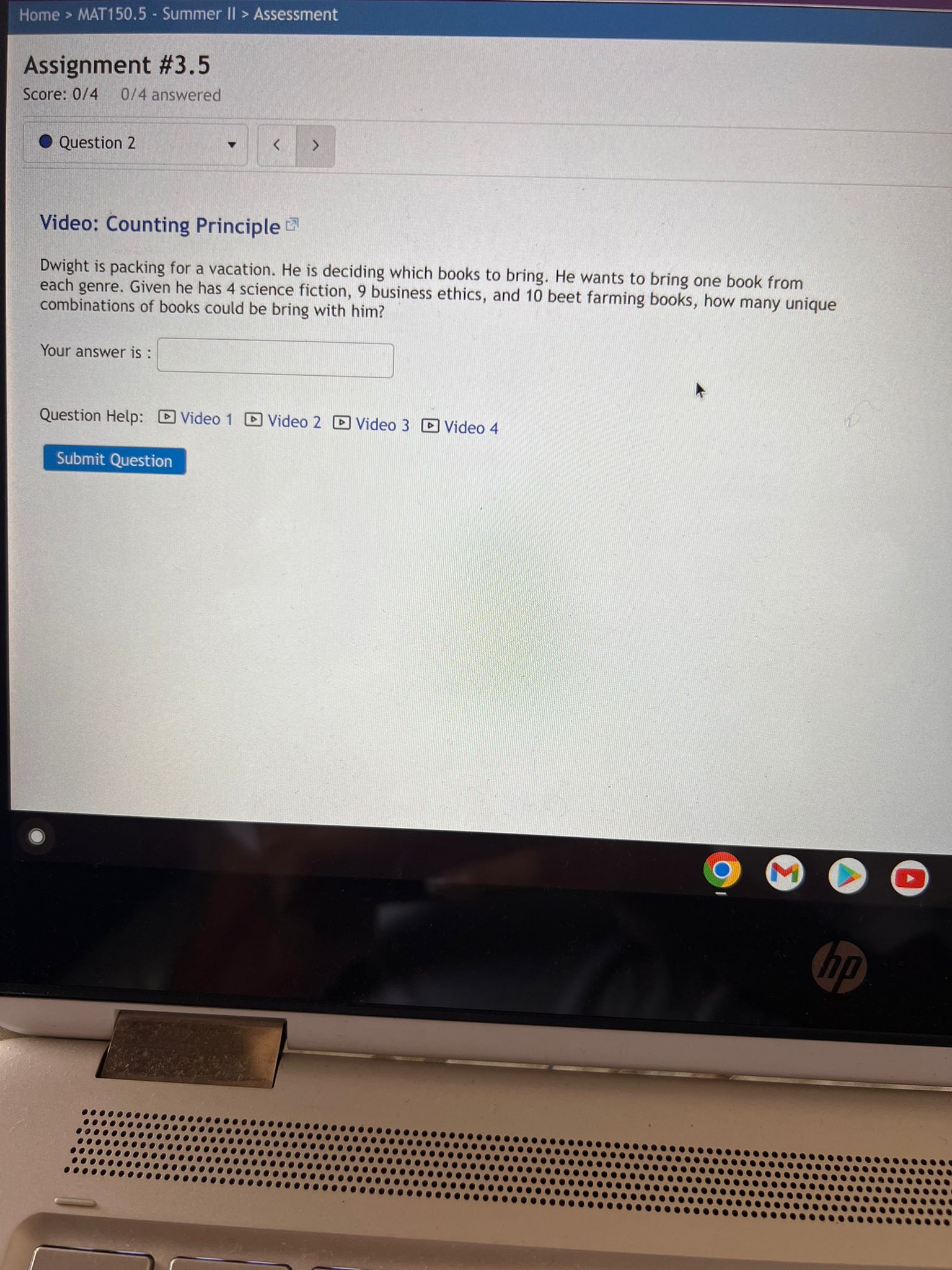 Combination or Permutation? Miguel is judging an essay contest. He has to