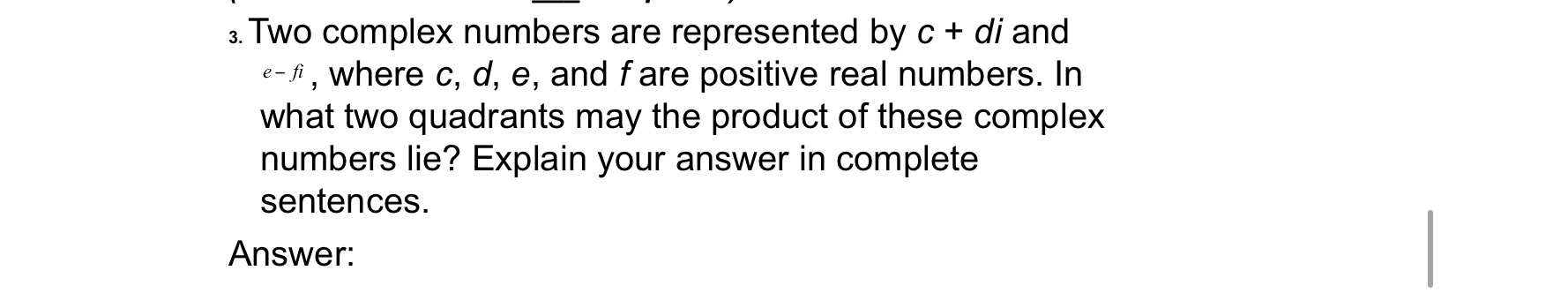 that 4 . When he considers the graphical representation of these numbers,