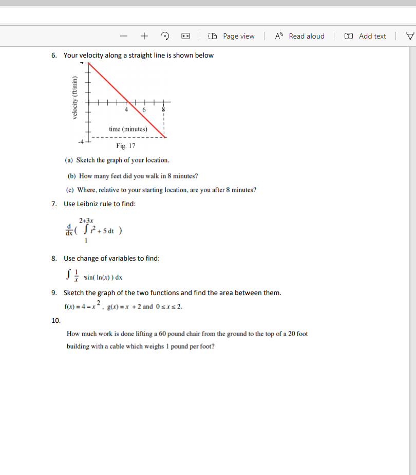 ANSWER, YOU WILL GET ZERO FOR NO WORK SHOWN. 1. Let B(x)