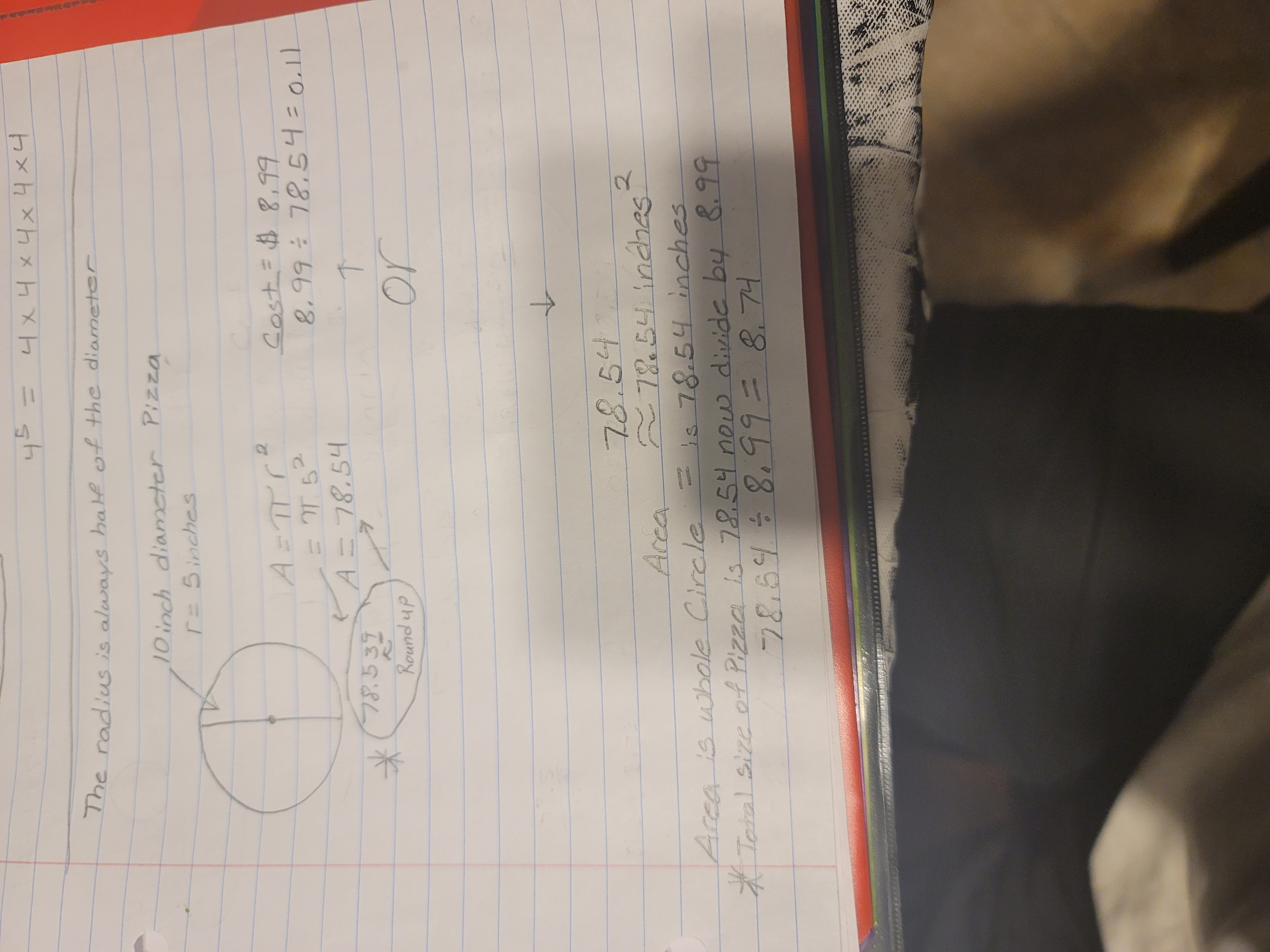  4 5 = 4 x 4 x 4 x 4x4 The