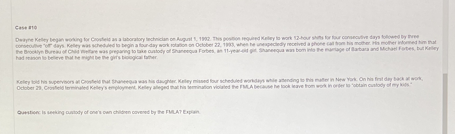 How to analyze this case using the IRAC method. Please list references