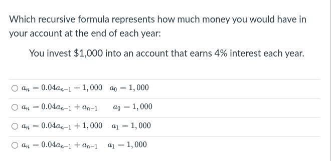 6), identify the first term in the sequence, the common difference, the